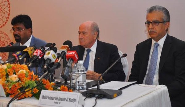 Blatter unhappy over Sri Lanka football progress