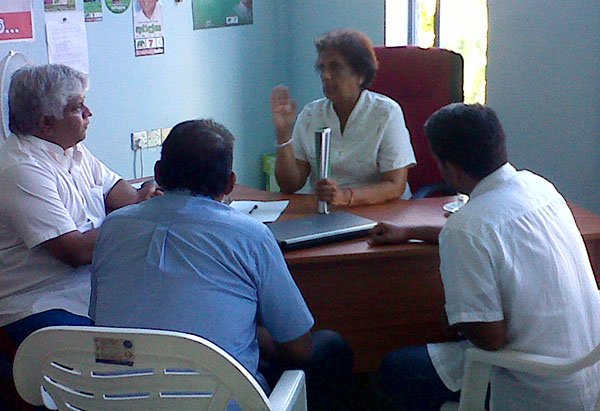 Chandrika in Mahara to advise Arjuna