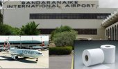 Toilet tissues replace bidet hand showers at BIA toilets