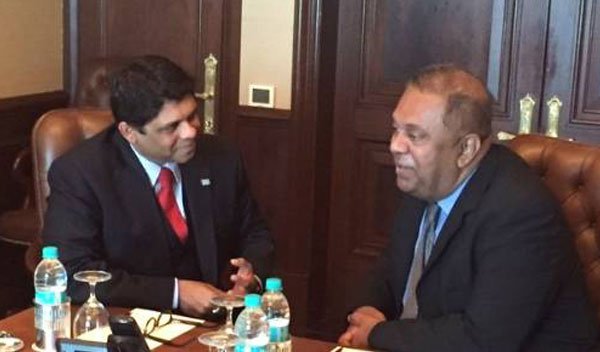 Sayed-Khaiyum, Samaraweera discuss bilateral relations