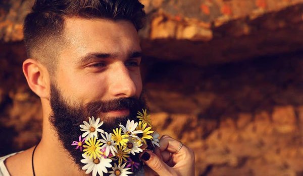 Rules of gender norms challenged by flowery beards