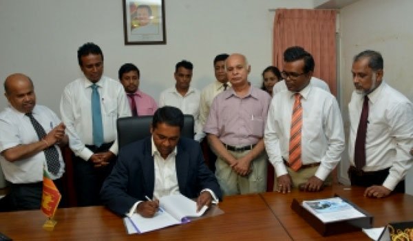 Ranga Kalansooriya assumes duties at Info. Dept.